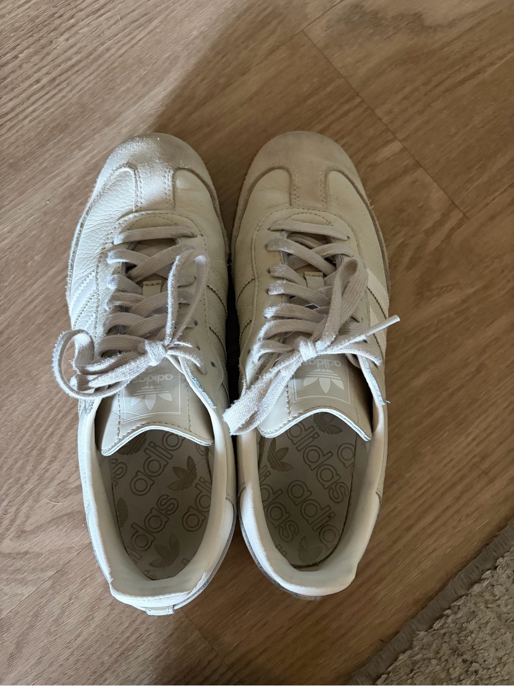 Cream Suede Sambas